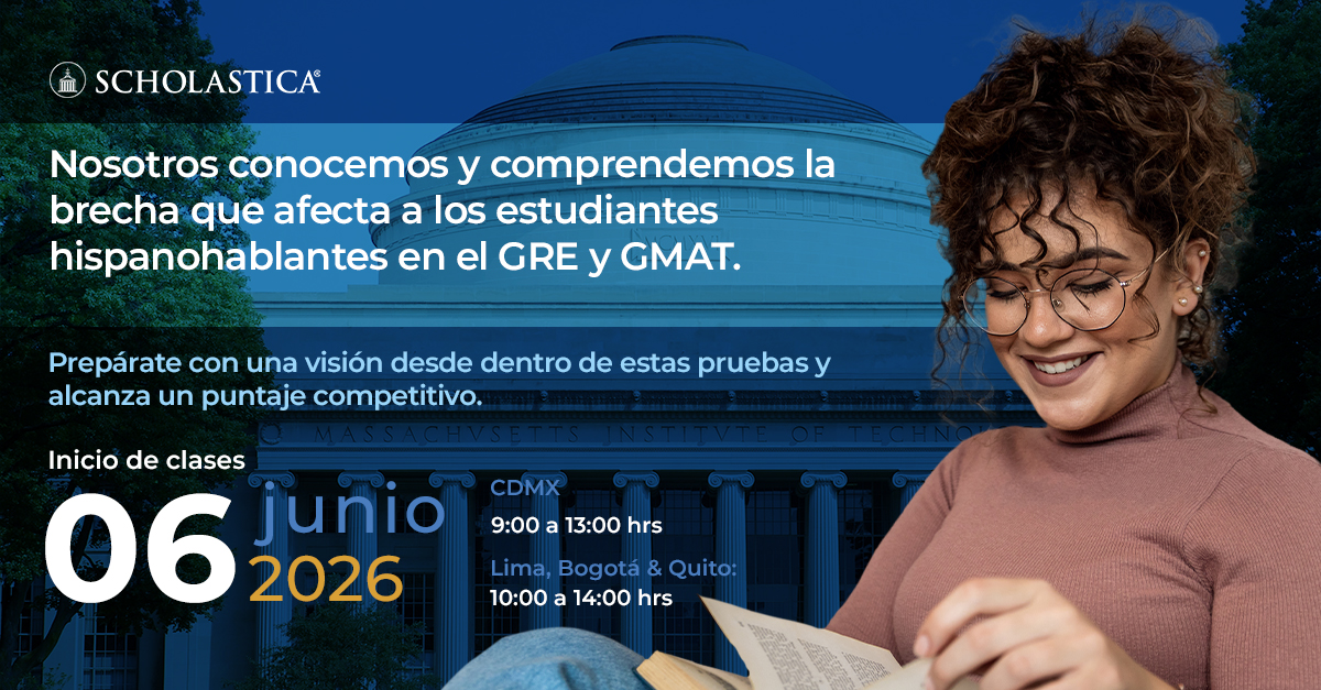 scholasticaprep's tweet photo. No eres uno más del volumen de angloparlantes que presentan el GRE o el GMAT cada año. Como latinoamericano, necesitas prepararte con una metodología que considere tu contexto, idioma y cultura.

https://t.co/orXg12r6XW https://t.co/TFwzTD0Mbv