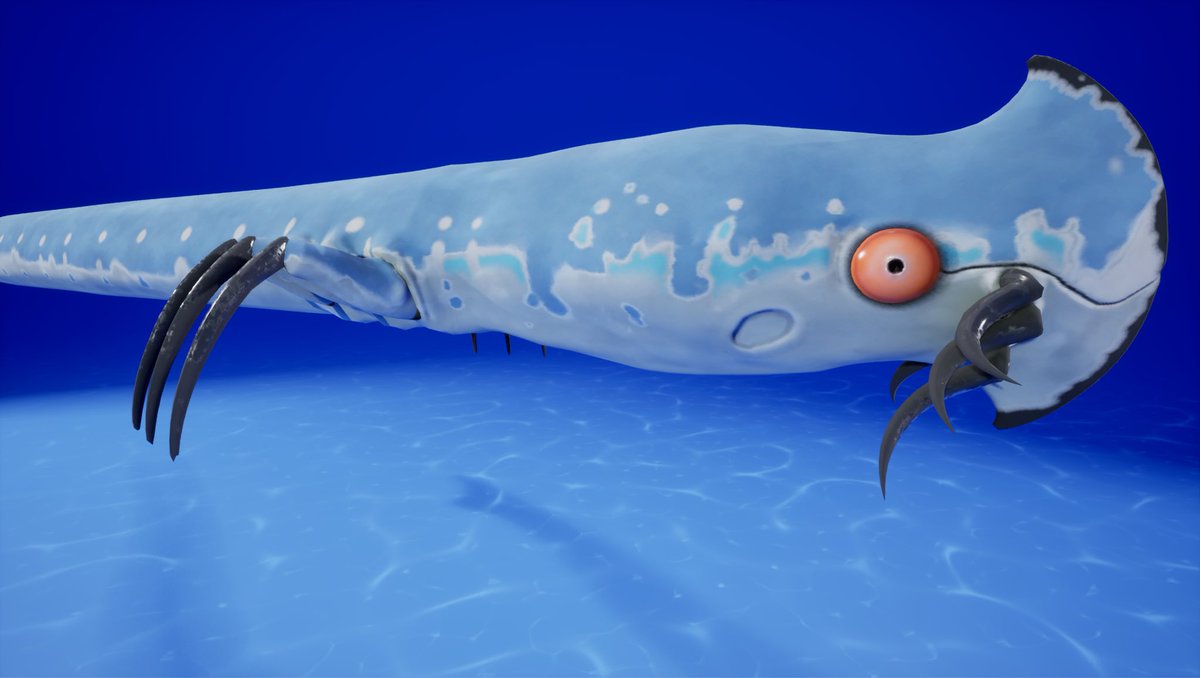 Cr3ature_Cam's tweet photo. I’ve been feeling very inspired playing a lot of #Subnautica2 so I took the challenge of doing an art test to mimic the style with one of my favorite unused concepts, the Gardener Eel

So @Subnautica how’d I do? https://t.co/ZIG0HEdTz6