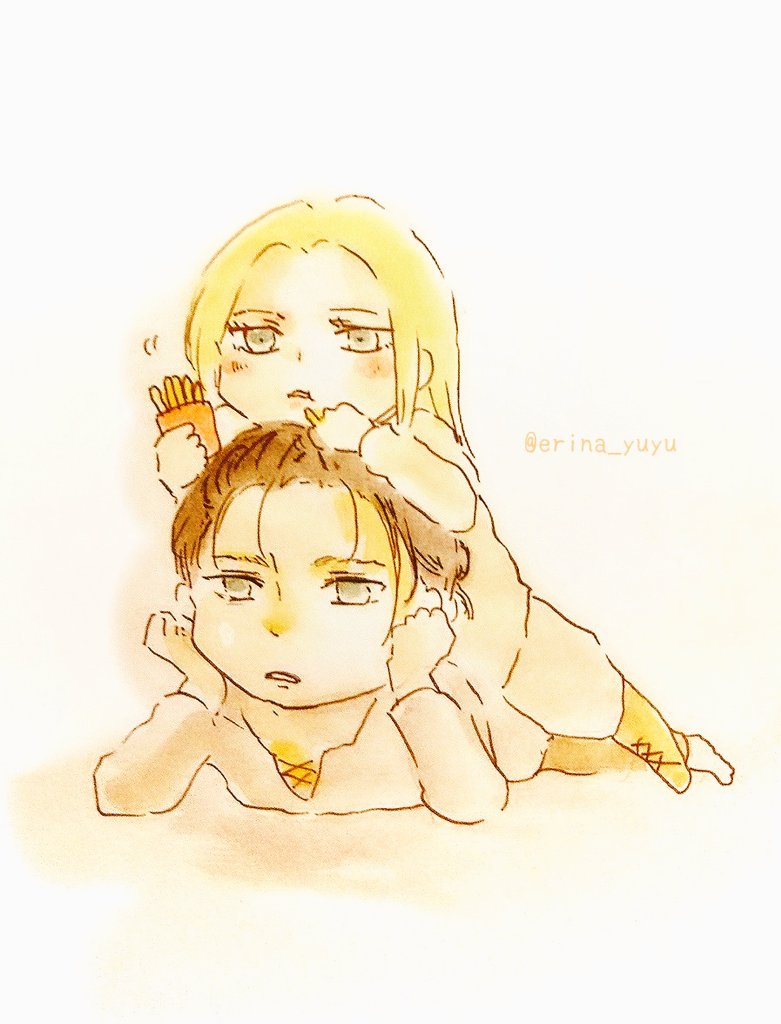 Fruit_15_wronG's tweet photo. "Vegging out on a day off."
Artwork by Erina YuYu
#ErenJaeger #HistoriaReiss #erehisu #エレヒス #Eren #Historia #AttackonTitan #進撃の巨人 https://t.co/aOdpwbXMVF