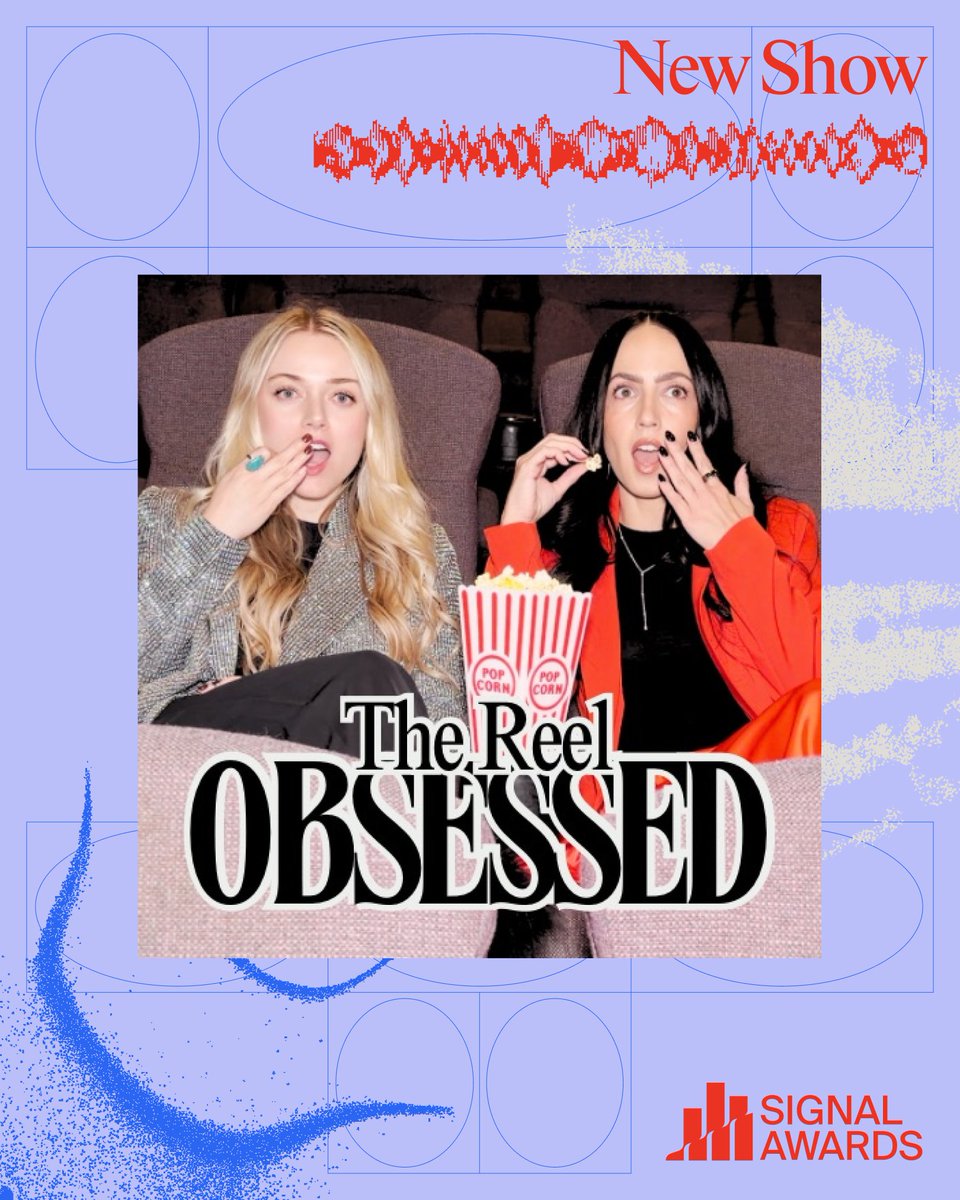 signalawards's tweet photo. Signal Award winner Abby Zufelt is back with a new show: "The Reel Obsessed" - a podcast for people who are serious about movies but don't take them too seriously.

Ready to make your mark? Enter the Signal Awards by June 26th: https://t.co/IVf6cE83Lt https://t.co/F4TsbEixvY
