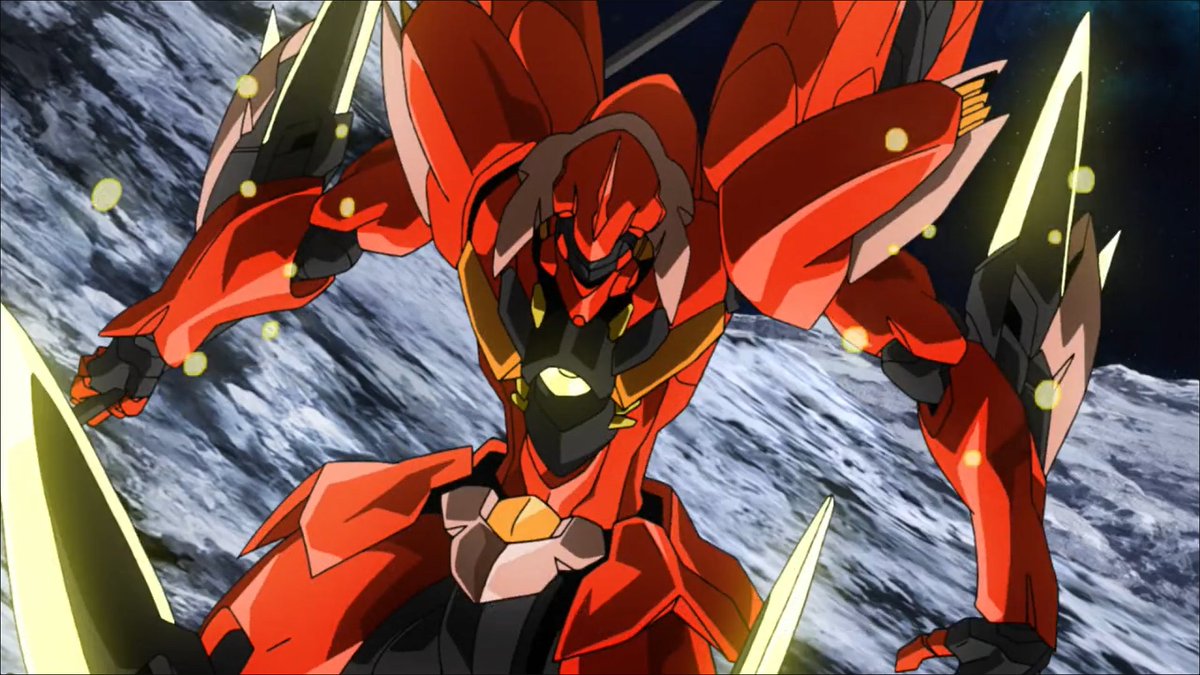 HayaseWarrior's tweet photo. Zeheart's line of Mobile Suits was just straight peak in general. The Ghirarga especially is a sexy ass piece of machinery https://t.co/idx4xBsnGG