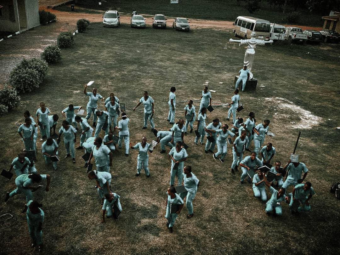 Apieceofteju's tweet photo. The process                                         The Result
RN, RM ,RPHN bagged 
Super proud of my class ❤️
#Classof2026 https://t.co/NhZhJGV10T