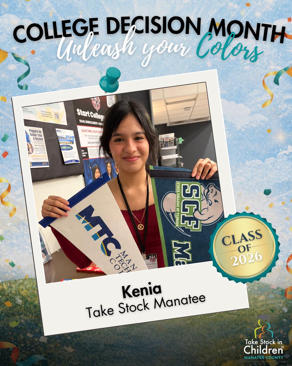 TSICManatee's tweet photo. 🚀 Excited for all that’s to come! #TSICManatee Take Stock in Children https://t.co/M0e1YLr6zu