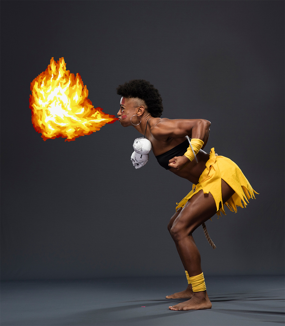 InvictaFights's tweet photo. We hope there is no fallout when alumna @AngieOverkill releases the fire this Saturday at #UFCMacau. See what we did there? 😉 https://t.co/ZAFIhkr3eJ