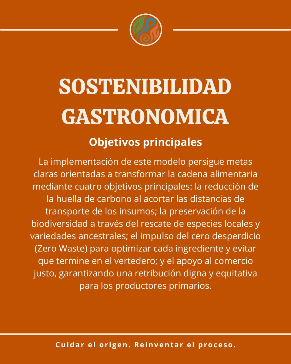 CANIRACPlaya's tweet photo. 🎯 La implementación del modelo de sostenibilidad gastronómica persigue metas claras orientadas a transformar la cadena alimentaria global. 🌍✨
#SostenibilidadGastronómica #ZeroWaste #ComercioJusto #Biodiversidad #HuellaDeCarbono #CuidarElOrigen https://t.co/8dIThXIaSl