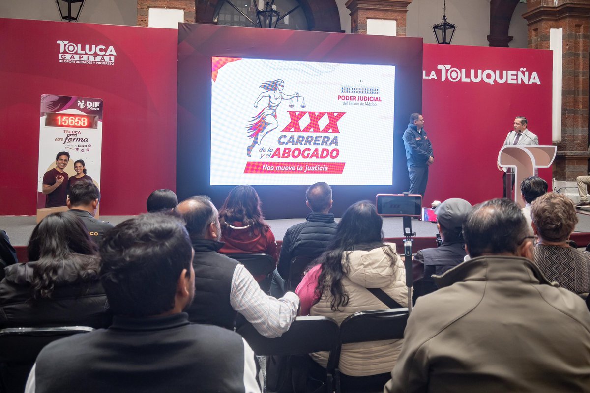rimoba's tweet photo. 🏃🏻 🏃‍♂️ En #Toluca creemos que el deporte también puede ser una forma de construir comunidad, generar conciencia y abrazar causas que nos necesitan a todas y todos.

Por eso, nos sumamos a la 30ª Carrera del Día de la Abogada y el Abogado, una actividad con causa que se realizará el próximo 12 de julio, con un recorrido de 5 kilómetros, y cuya recaudación será destinada al apoyo de niñas, adolescentes y mujeres en situación de violencia.

Agradezco al Presidente del Tribunal Superior de Justicia del Estado de México, @mgdohector, por impulsar esta iniciativa que une al @PJEdomex, instituciones, universidades, servidores públicos y ciudadanía en torno a un objetivo común: avanzar hacia una sociedad más justa, igualitaria y libre de violencia.

Desde el @TolucaGob seguiremos respaldando las acciones que promuevan la solidaridad, la prevención y el respeto a la dignidad de las mujeres.

#RicardoMoreno
#TolucaCapitalDeOportunidadesYProgreso