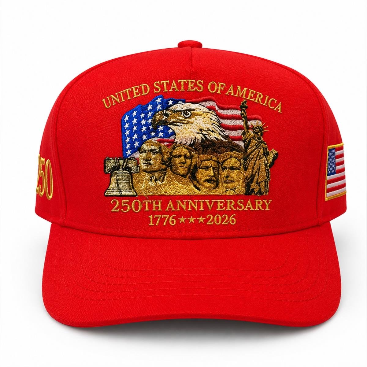 BigFireStore's tweet photo. Celebrate America’s historic 250th anniversary with the Trump United States Of America 1776–2026 Hat, a bold red patriotic cap featuring detailed embroidery of the eagle, flag, Liberty Bell, Mount Rushmore, Statue of Liberty, and American flag patch. Inspired by growing social buzz around America 250, this collector-style hat delivers heritage, pride, and conversation-ready style. Shop it now for standout gifting.
https://t.co/8lpQlpF25L
#TrumpHat #America250 #1776To2026 #USA250thAnniversary #PatrioticHat #UnitedStatesOfAmerica #AmericanPride #Trump2026 #FreedomStyle #BigFireFashion #Whitehouse #Freedom250