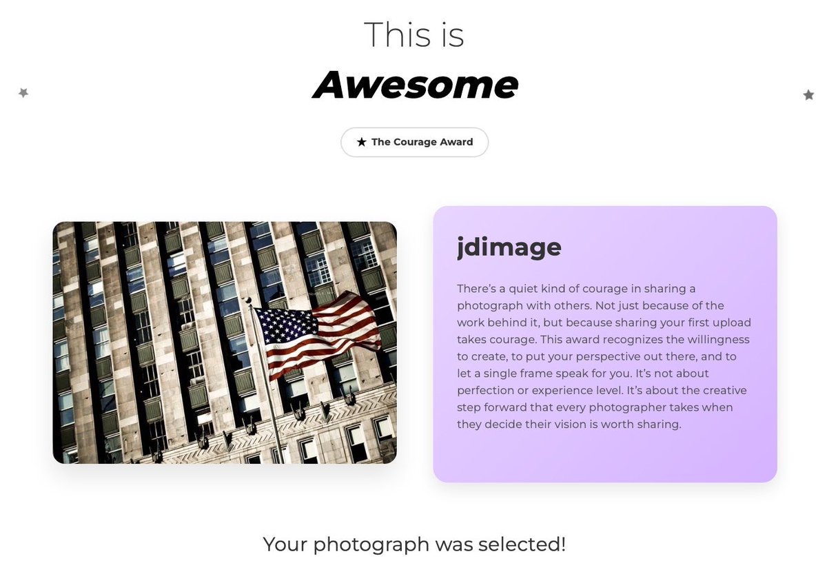 jdimage's tweet photo. #jdimage has been recognized by the #viewbug community, receiving an award for his photography. https://t.co/6OMugKhhge