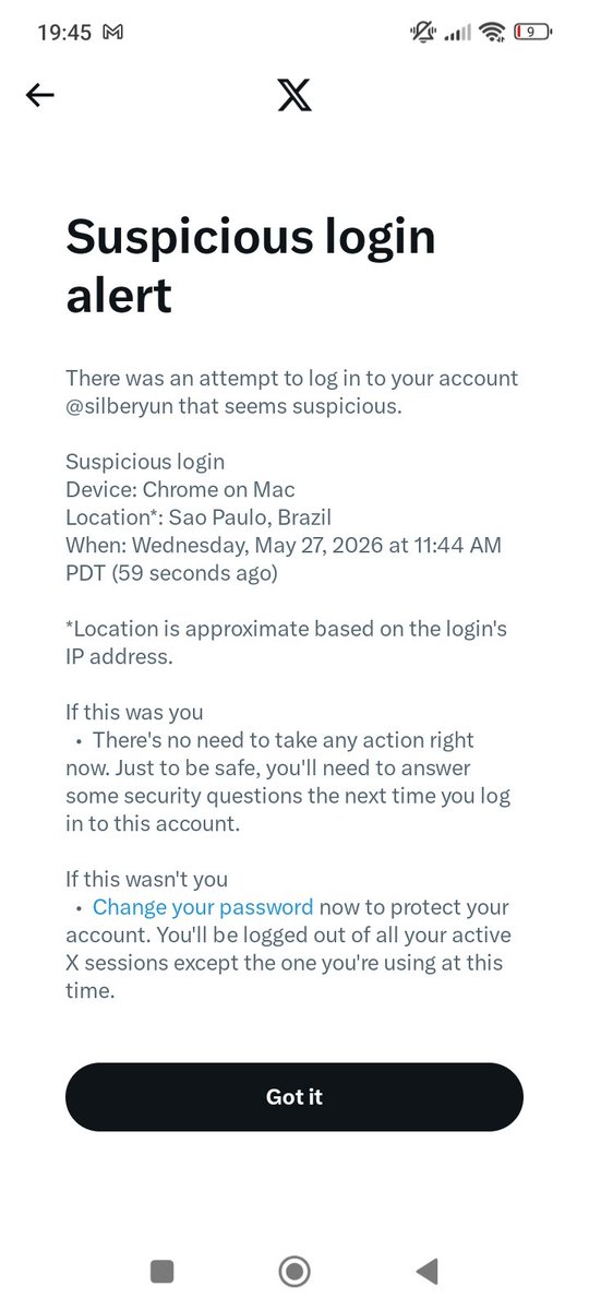 silberyun's tweet photo. Y'know, I don't really think my account's worth the effort to get hacked, so... Why? https://t.co/Z65hHOuTlF