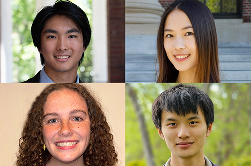 UMichCSE's tweet photo. Congrats to the 4 CSE grad students awarded 2026 NSF Graduate Research Fellowships! 🎉

Shoutout to Nick Cui, Nina Lei, @EllieSeehorn, and Aaron Tian for their incredible work across AI, HCI, accessibility, and data science.〽️💻

🔗Story: https://t.co/ef70hSgerO
#UMichCSE #NSFGRF https://t.co/mOWhce6eRN