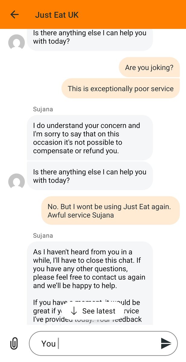 PeterDCPFC's tweet photo. Used @JustEatUK for 15 orders with no issues. Tonight, found a cooked dragonfly in my rice so reached out via the app.

Provided photo evidence and was refused a refund because of my “history of claims”, despite not making any before?

What other issues have you chosen to ignore? https://t.co/fjqz6ip2ci