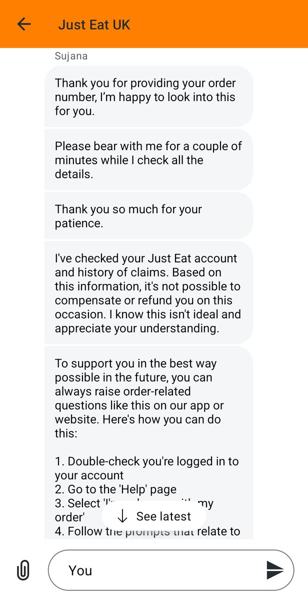 PeterDCPFC's tweet photo. Used @JustEatUK for 15 orders with no issues. Tonight, found a cooked dragonfly in my rice so reached out via the app.

Provided photo evidence and was refused a refund because of my “history of claims”, despite not making any before?

What other issues have you chosen to ignore? https://t.co/fjqz6ip2ci
