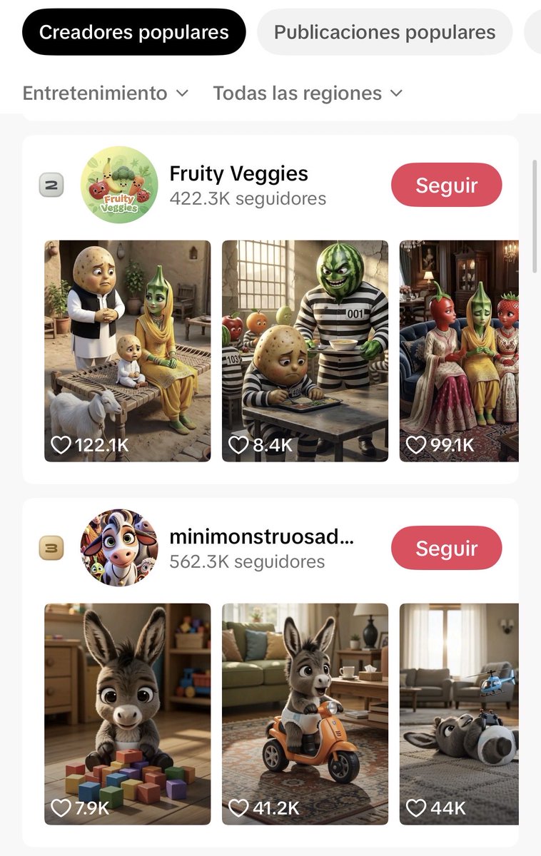 Alexisfronto's tweet photo. Me causa mucha tristeza saber que hoy en día los creadores de contenido más seguidos en tik tok y otras plataformas sean 100% IA y peor aún parece una plaga que esta creciendo y haciendo contenido basura….

La teoría del internet muerto es una realidad https://t.co/ferb7GNIoV