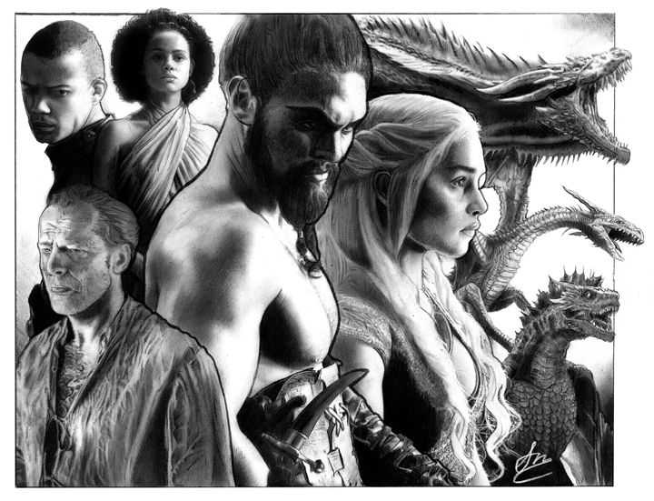 PCImpaired's tweet photo. Art of the Day! "Tygarian Mother of Dragons". Buy at: https://t.co/d1bHIV5XnA https://t.co/zWq693iH2K