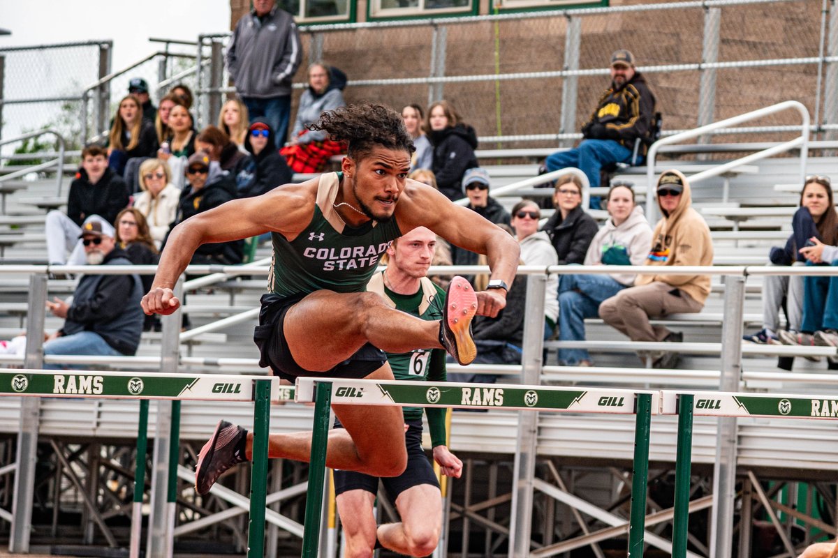 CSUTrackFieldXC's tweet photo. Moving On 🐏

Trenton Givens posts a blazing 13.57s run in the 110m Hurdles prelim and moves one step closer to nationals 🔥He will compete for a spot in Eugene on Friday!

#Relentless x #CSURams https://t.co/smNdR10lZm