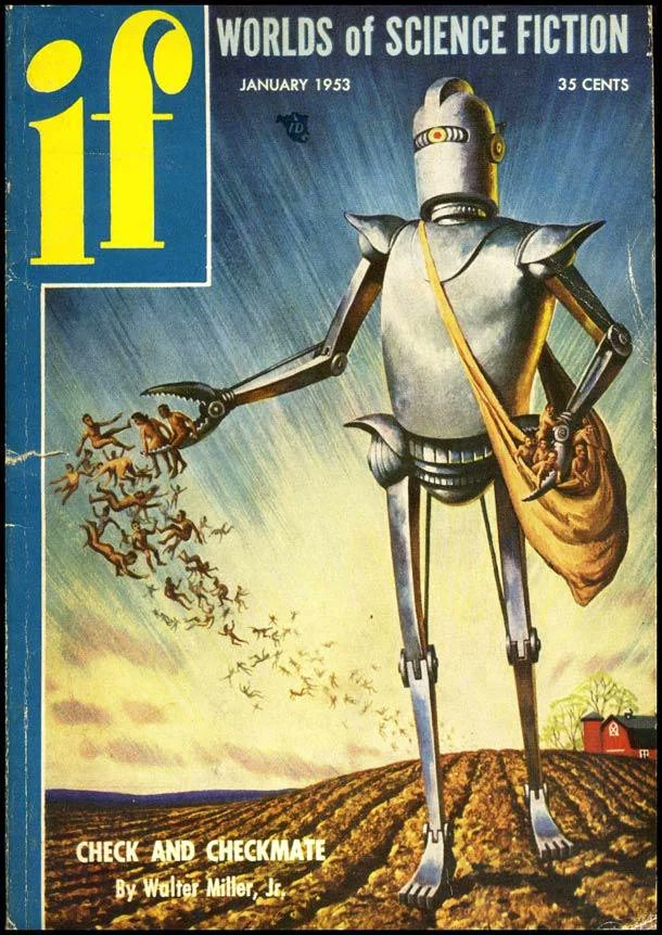 SciFiArchives's tweet photo. If: Worlds of Science Fiction (January 1953) https://t.co/DorndeBQiy