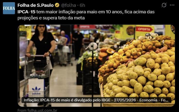 ducavendish's tweet photo. Se até o IPCA está vindo quente.. 🔥🔥🔥 https://t.co/6Q7myHl0TH