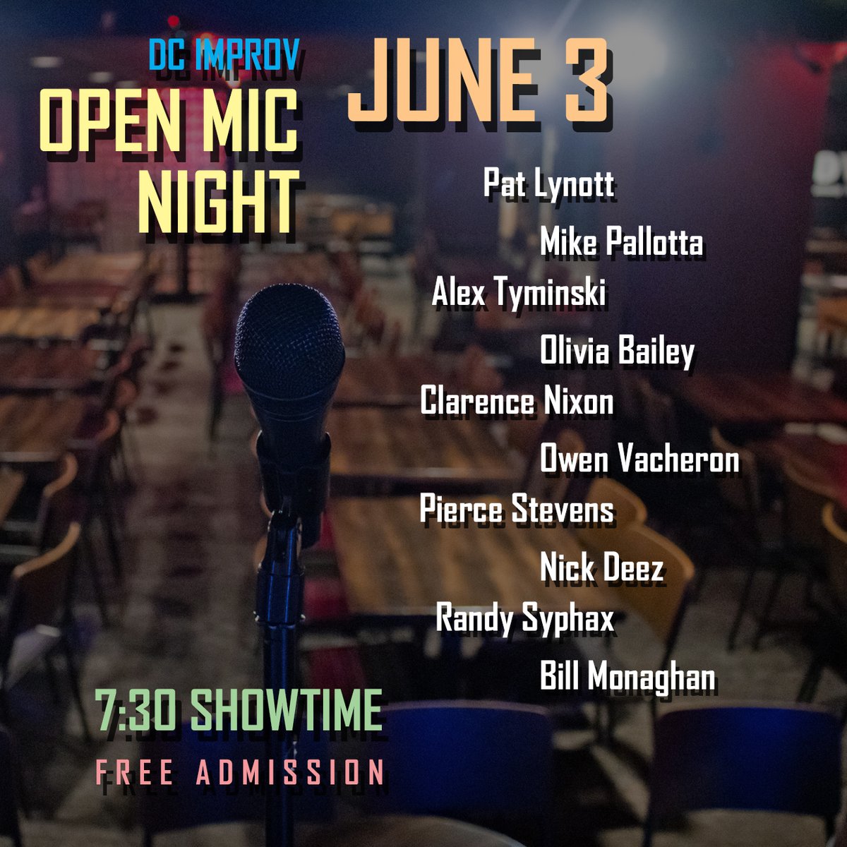 dcimprov's tweet photo. One week away ... https://t.co/4iLlfl8vEW