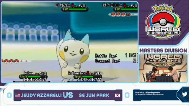 RazorMiddleYT's tweet photo. Rewatching pokemon worlds 2014 VGC doubles https://t.co/0o9wQZySmw