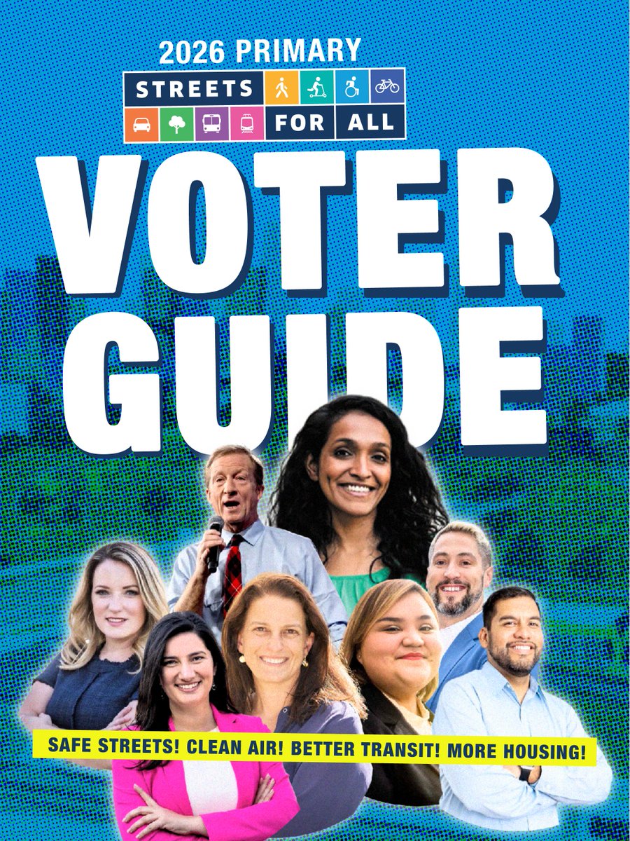 streetsforall's tweet photo. 🚨ONE WEEK LEFT TO VOTE 🚨  

Let’s build a City and State with real mobility options! These candidates are champions of safe streets, better transit, clean air, and  building more housing  

Voter Guide 🧵 https://t.co/Pgyb7lkgqn