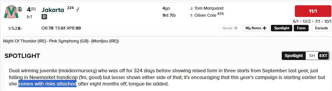 five2tenracing's tweet photo. Oh dear. It is not true that when David Moon previews a race, one horse 'comes with risks attached'. Nor is it true when ('record of') Steve Boow previews a race, one horse 'enters calculations' &amp; one horse is 'not the percentage call'. #BillysBigOnes https://t.co/CxohJVqbQj