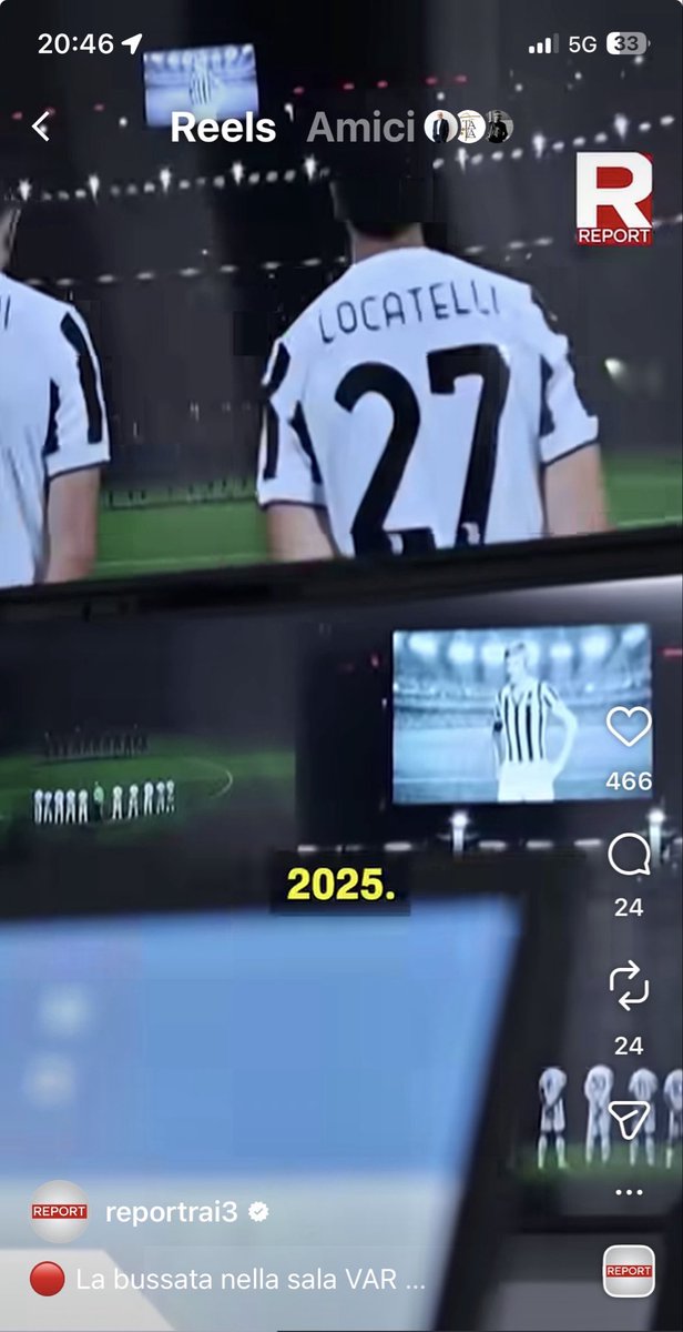 simonestenti's tweet photo. Domenica andrà in onda su @reportrai3 un'inchiesta sul sistema arbitrale italiano. Mentre viene detto che la Procura sta indagando su Udinese-Parma, Bologna-Inter e Inter-Milan di Coppa Italia del 2025, quali immagini possono mai scorrere? https://t.co/Vrd5uS0K3T