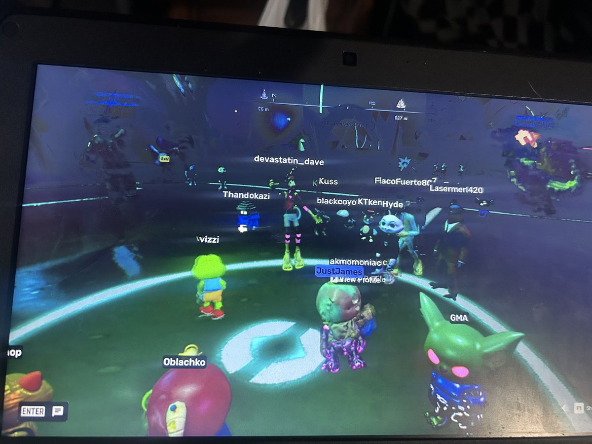 JustJamesII's tweet photo. Another classic day of fun on the @OthersideMeta with @ClassicsCrypto can’t believe I actually won a game today 😂😂😂😂 https://t.co/dYvQ7eSLrK
