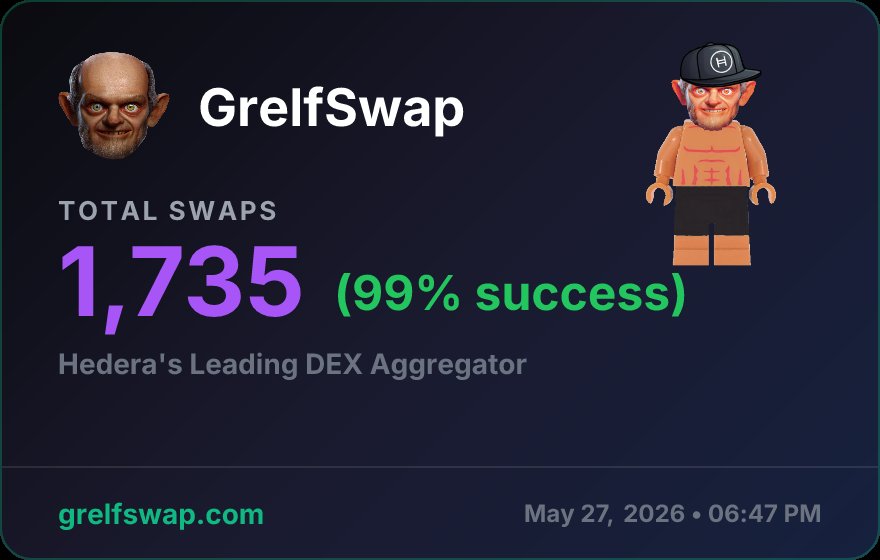 GRELF_'s tweet photo. More and more swappin' each day
Do YOU save on fees with #Grelf swap? https://t.co/FZiV5UGQel