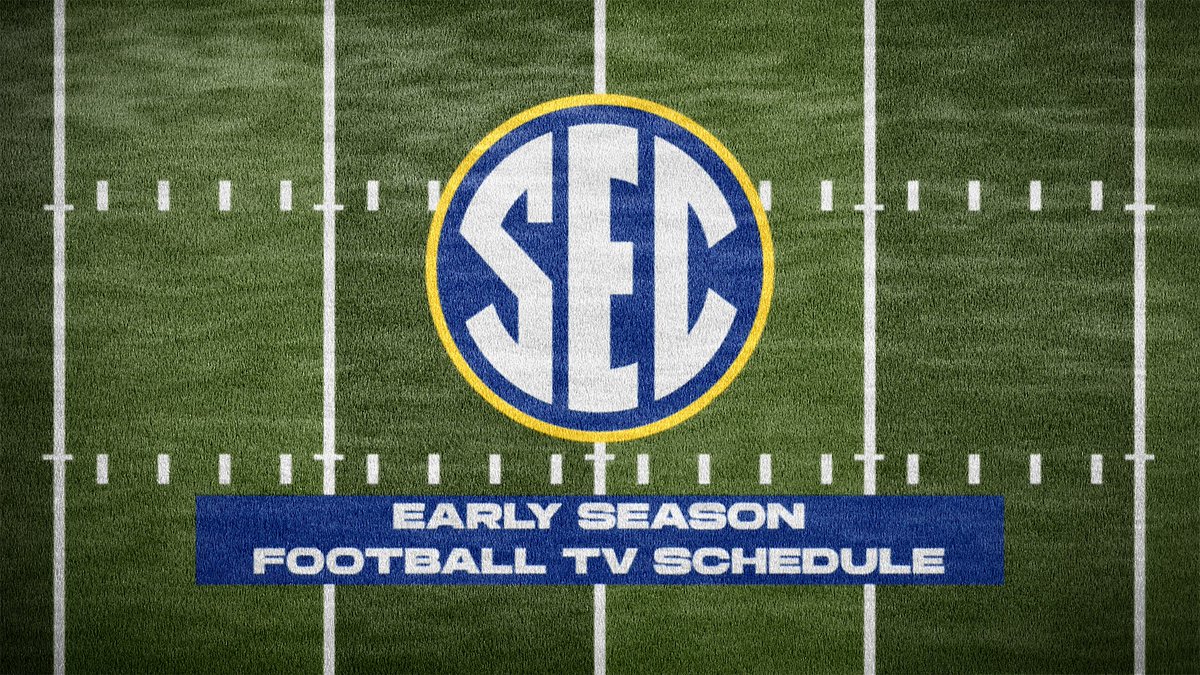 SEC's tweet photo. ๐ #SECFB on TV | Extensive 2026 college football slate unveiled on @ESPN family of networks: https://t.co/2i0rIlLclG https://t.co/hRBk28bRfx