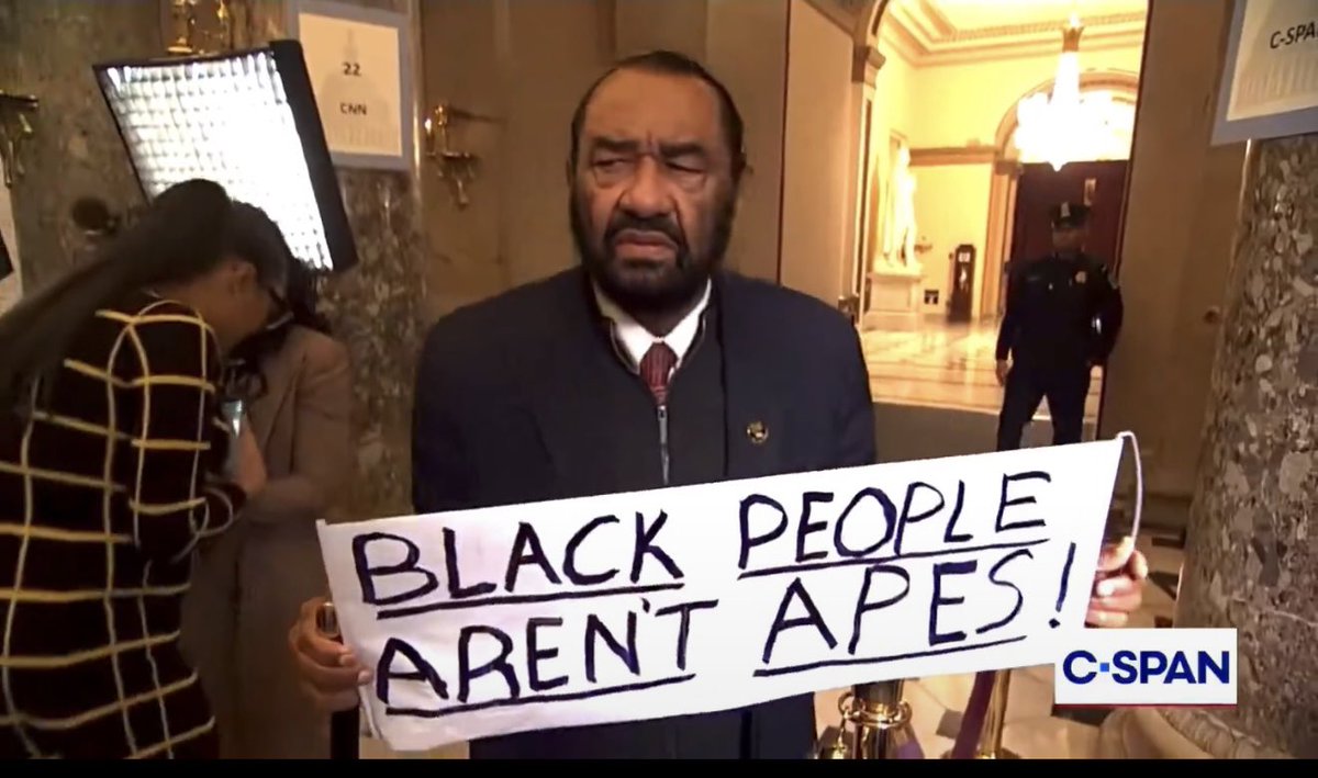 theconread's tweet photo. POTUS On the ousting of one of the dumbest members of Congress, Rep Al
Greene:

“Congratulations to the Dumocrat Party! Al Green, one of the most mentally deficient Congressmen in the history of our Country, has lost, in a landslide, his seat in Congress - But I will miss that lunatic not screaming and violently waving his cane at me during my next State of the Union Speech. MAKE AMERICA GREAT AGAIN. GOD BLESS AMERICA!!! President DJT”😂