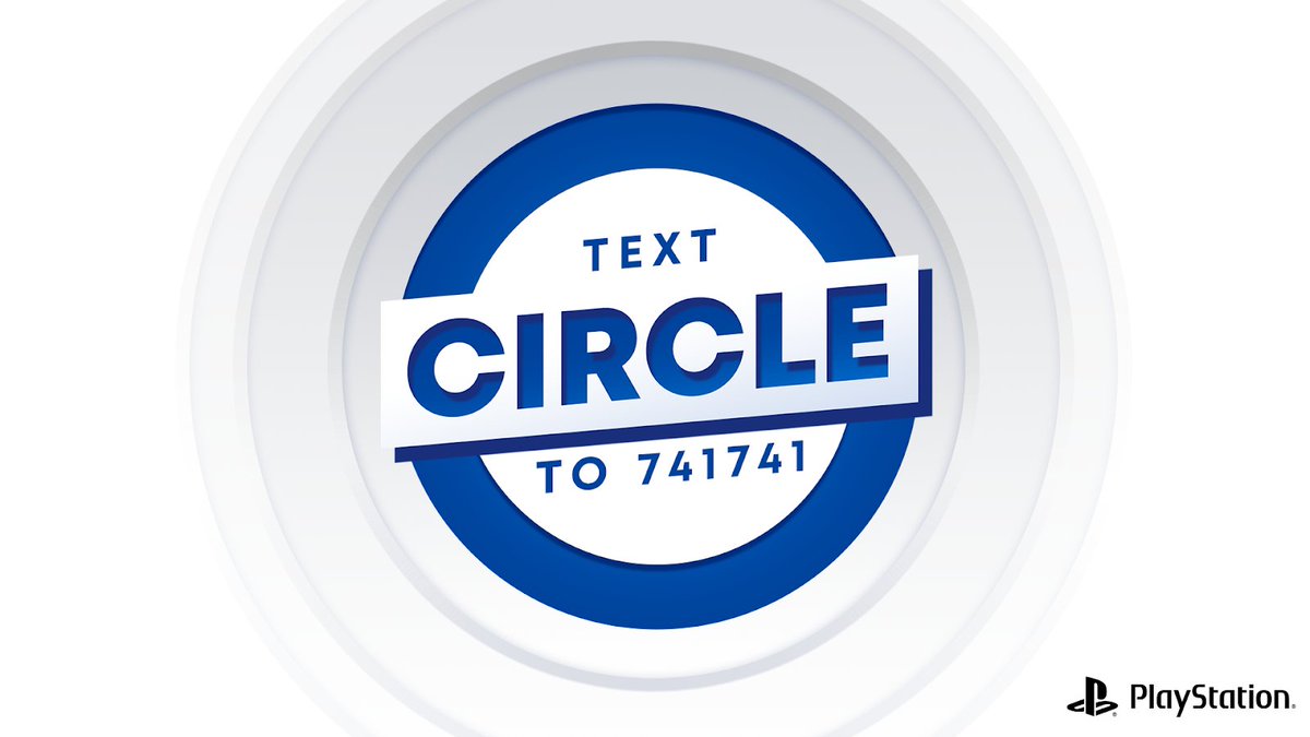 PS_Support_US's tweet photo. PlayStation has teamed up with Crisis Text Line, if you are struggling with your mental health, a Crisis Text Line Counselor is available to anyone living in the U.S. for free, 24/7, by texting CIRCLE to 741741

For more info, visit https://t.co/SdAjfdD9ih https://t.co/Zxt6vVyw8n