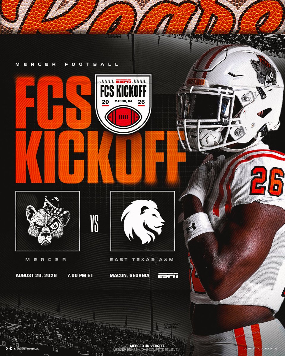 MercerFootball's tweet photo. Week 0 at home! 🙌

Read more 👉 https://t.co/eGZ5QwxlTT

#ATTACK https://t.co/Atz7p67ez3