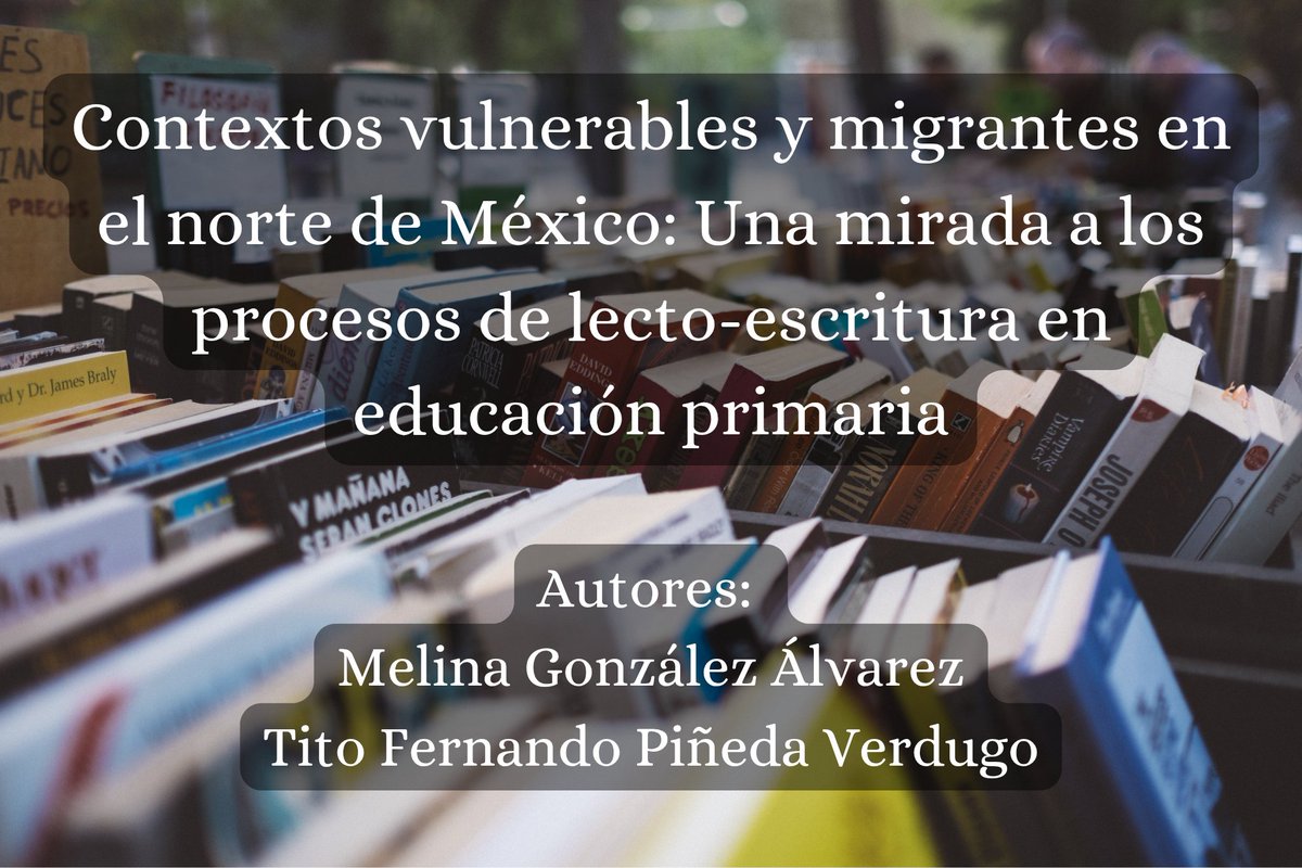 Rev_DSE's tweet photo. Un análisis sobre los contextos vulnerables y su influencia en el desarrollo de la comprensión lectora en niños y niñas de primaria, a partir de las percepciones de los docentes.

Lee más al respecto en el siguiente link: 📚✏️
https://t.co/f2eonlc3c3 https://t.co/IOMoOfTe5Q
