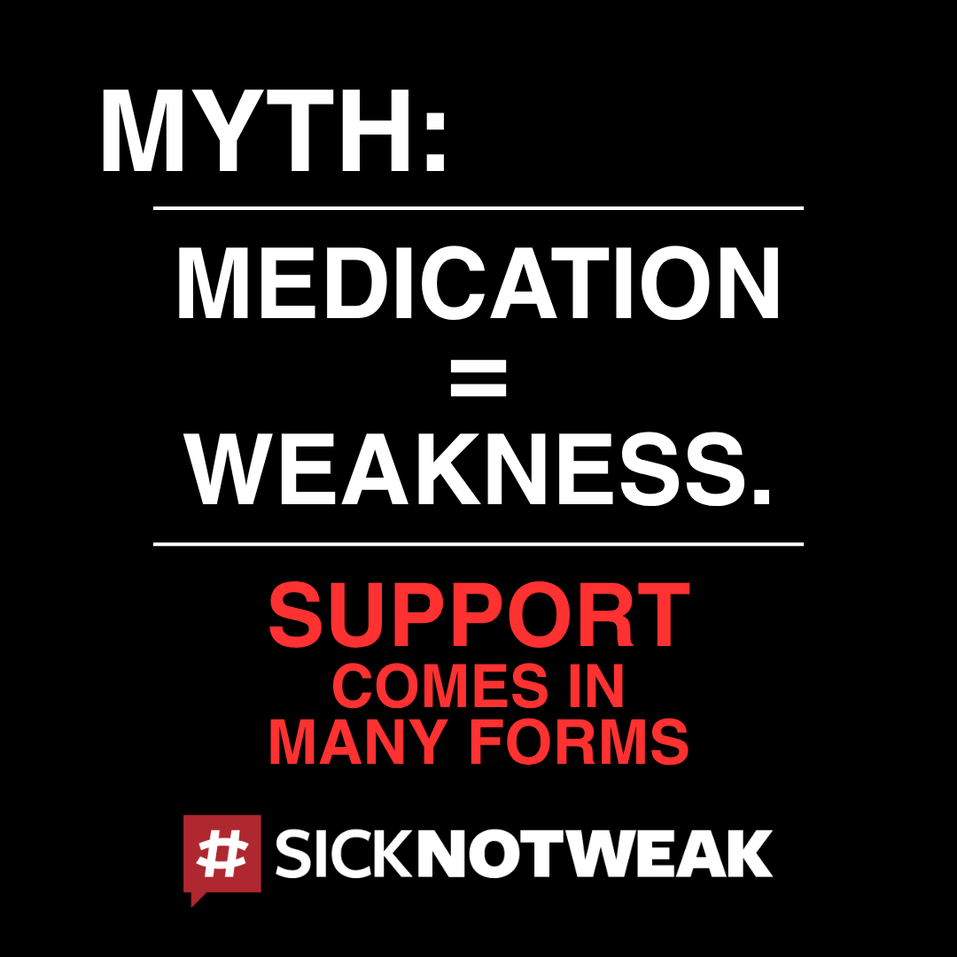SickNotWeak's tweet photo. There’s no single “right” way to support your mental health - what works for one may not work for you.

Medication can be life-changing, and there is no weakness in that.

Medication, therapy, community, rest, coping tools - Find what works for YOU.

#SickNotWeak #BreakTheStigma https://t.co/Pa5r3cozTN
