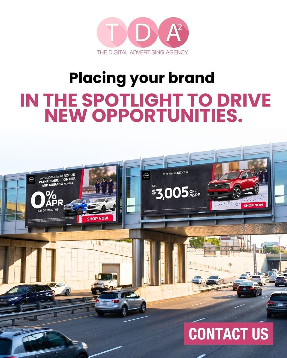 TDA2_'s tweet photo. Putting your brand in the spotlight is what we do. Connect with our team to find the ideal advertising opportunities, building a clear, steady presence. 
📞 Call us: (512) 894-8987
🌐 Visit: https://t.co/CkrQITfbtL
#DigitalStrategy #CreativeAgency #BrandPositioning https://t.co/VTEv75ASOL