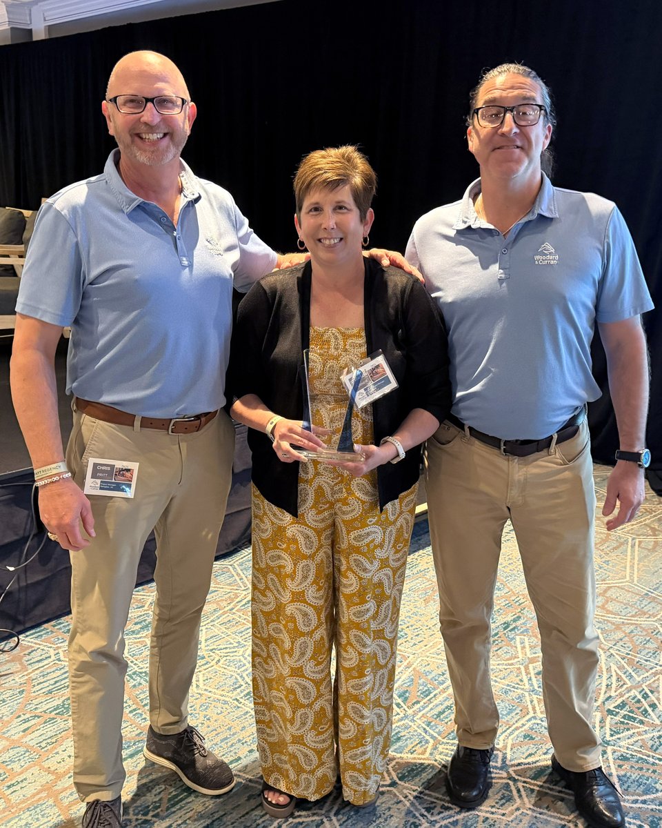 woodardcurran's tweet photo. Shannon Turner, Assistant Project Manager at our Abingdon, VA WWTP, has been honored with this year's Reba Perez Culture Award for her selflessness & dedication both at work & in her community! Congratulations on this well-deserved recognition! #WeLoveOM #LifeAtWC #WorkForWater https://t.co/pgu6GB6cbt
