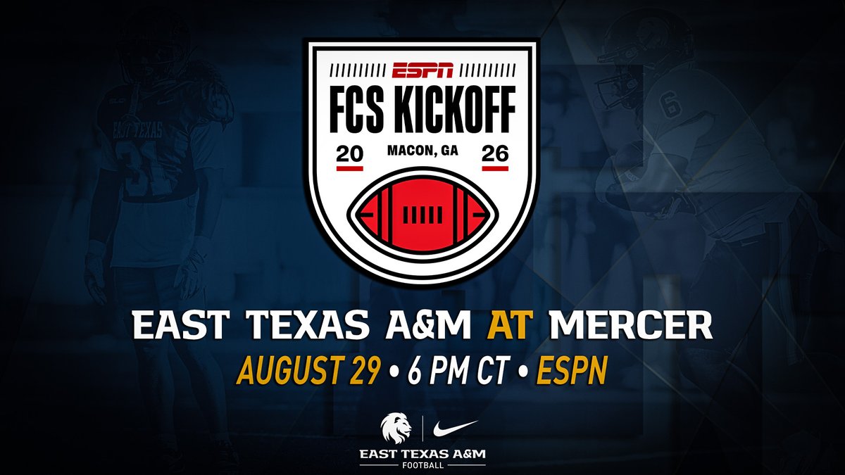 Lions_FB's tweet photo. Beginning the season on National 📺 for the third year in a row! #HailET 

📰: https://t.co/SZChmETpJ5 https://t.co/19vZsESEZa
