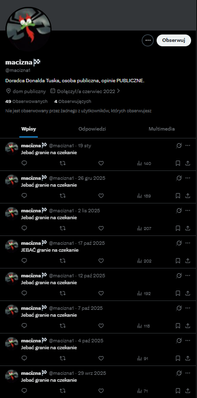 C0hleRust's tweet photo. @macizna1 @WolnoscTV Zdrowy to Ty nie jesteś https://t.co/9RR3IGPfTd