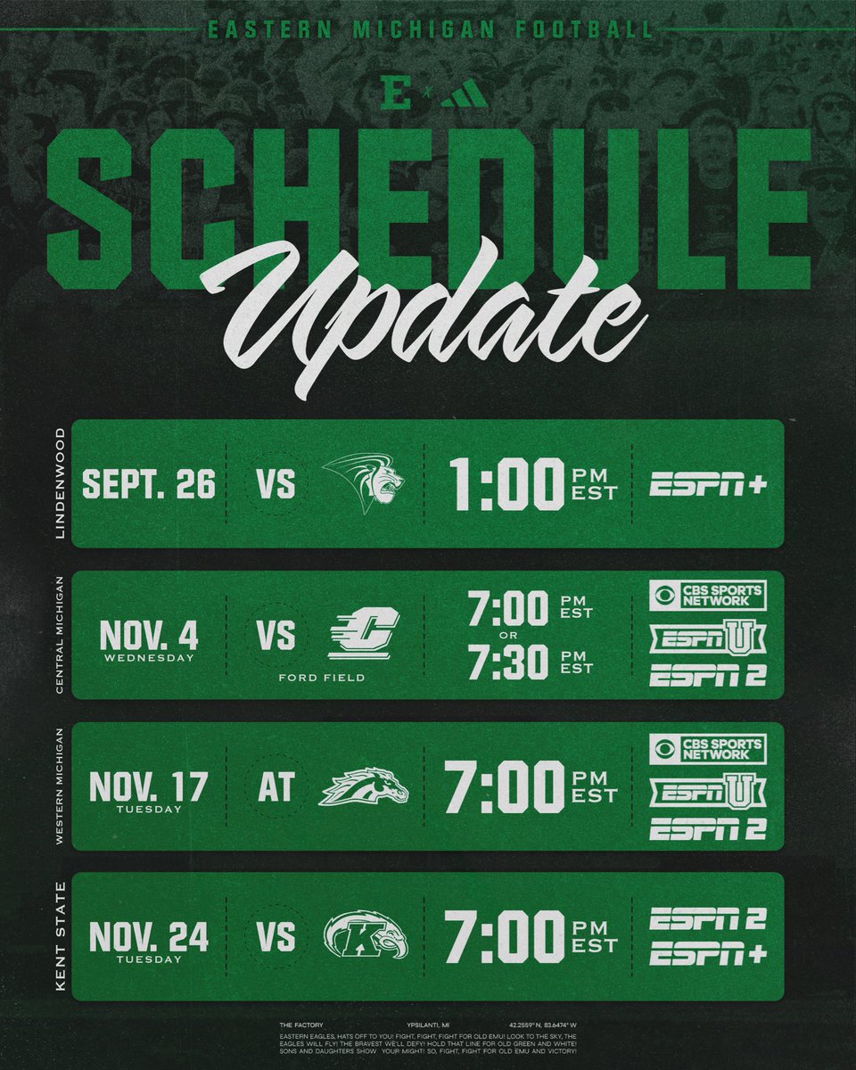 Eastern Michigan Football tweet media