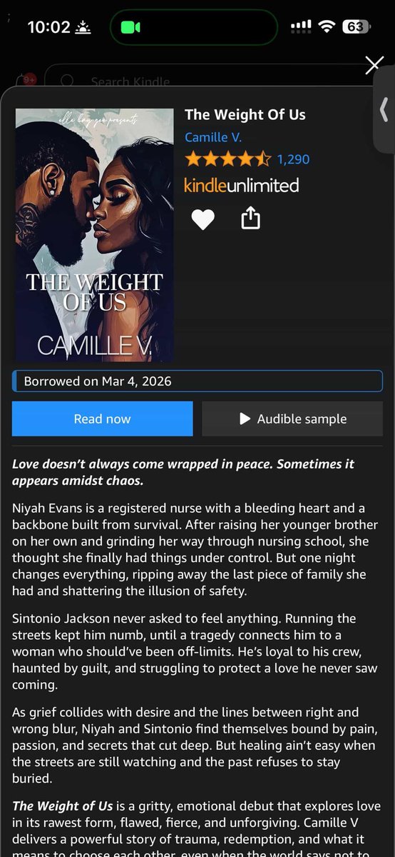 3ctsyy's tweet photo. @WELOVEYOU_KAYY Yesss!! I think even better honestly, you can start a free trial to see if you like it that’s what I did before I got my kindle paper white, here’s some good books I’ve read so far! https://t.co/x6DNq5fqcM