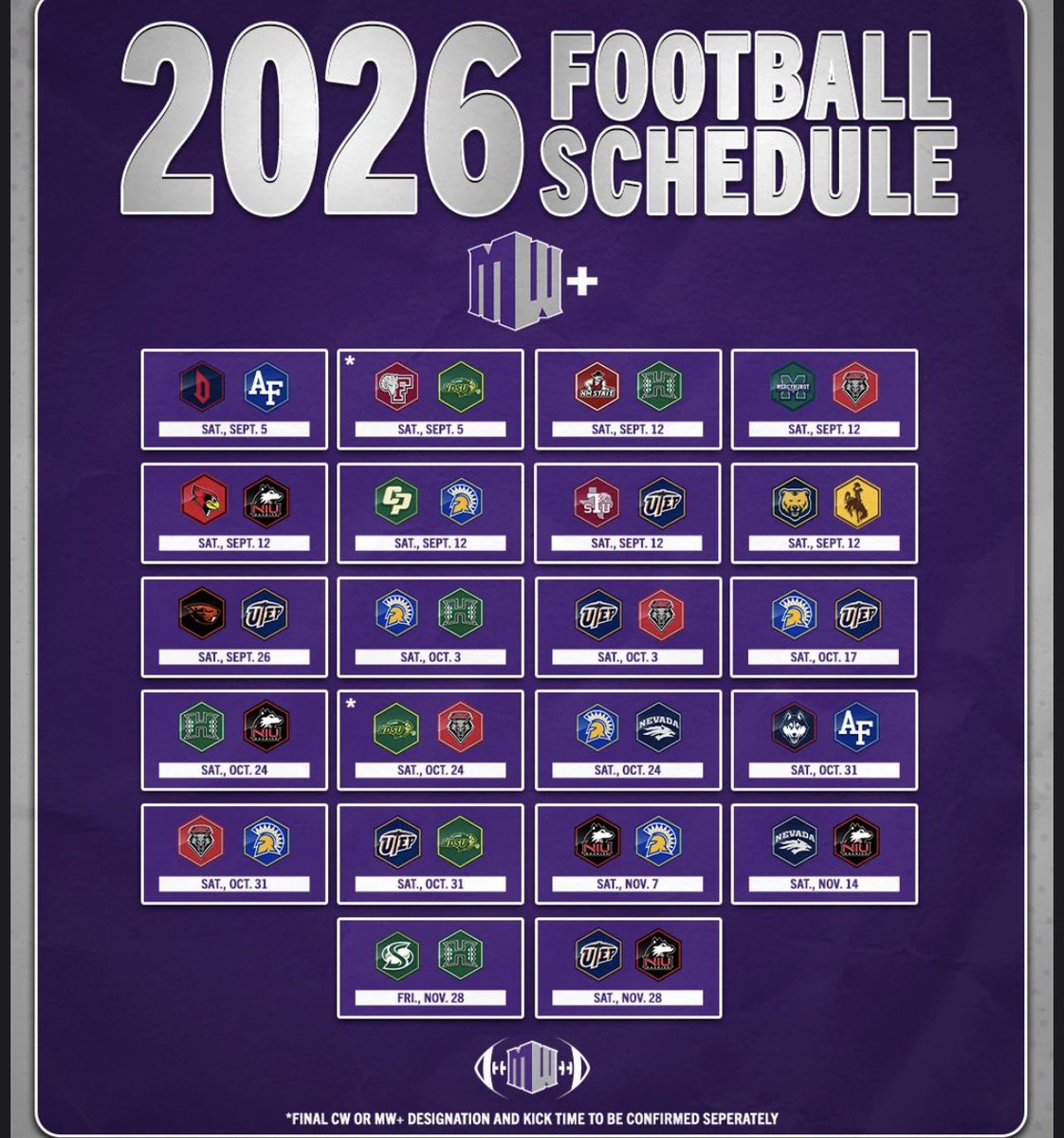 jonschaeffer's tweet photo. Biggest difference between Pac-12 and Mountain West TV deals for fans? Every Pac-12 home game is on linear TV while 22 Mountain West home games are behind a paywall on MW+. https://t.co/5aeyYuPner