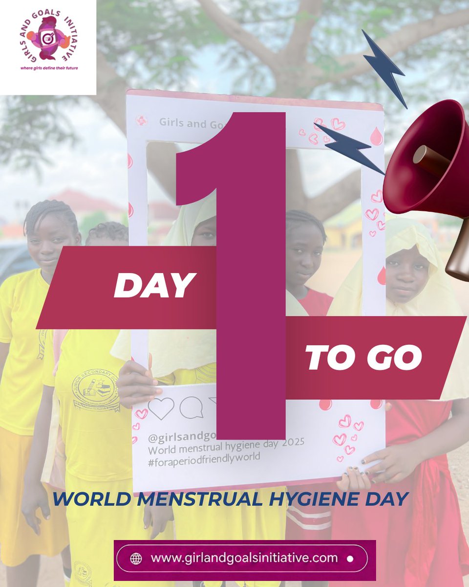 GirlsnGoals_'s tweet photo. #FlowWithConfidence #IfPainTooMuchENoDeyNormal #BeyondThePain #NoShameInMyFlow #WorldMenstrualHygeineDay #GirlsAndGoalsInitiative https://t.co/BqAOAIuA60