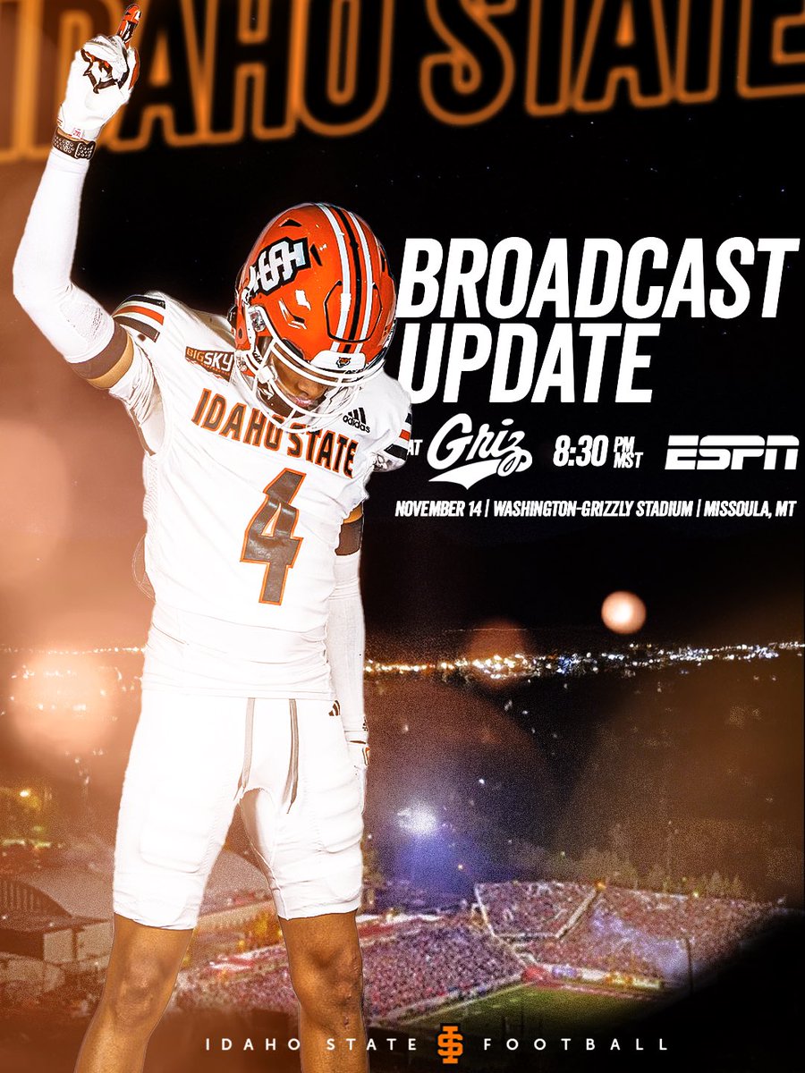 BengalGridiron's tweet photo. Mark Those Calendars🗓️

Bengals vs Griz, Under the Lights, with a National Broadcast 📺🔥

#ROAR https://t.co/G9QVmiWoWY