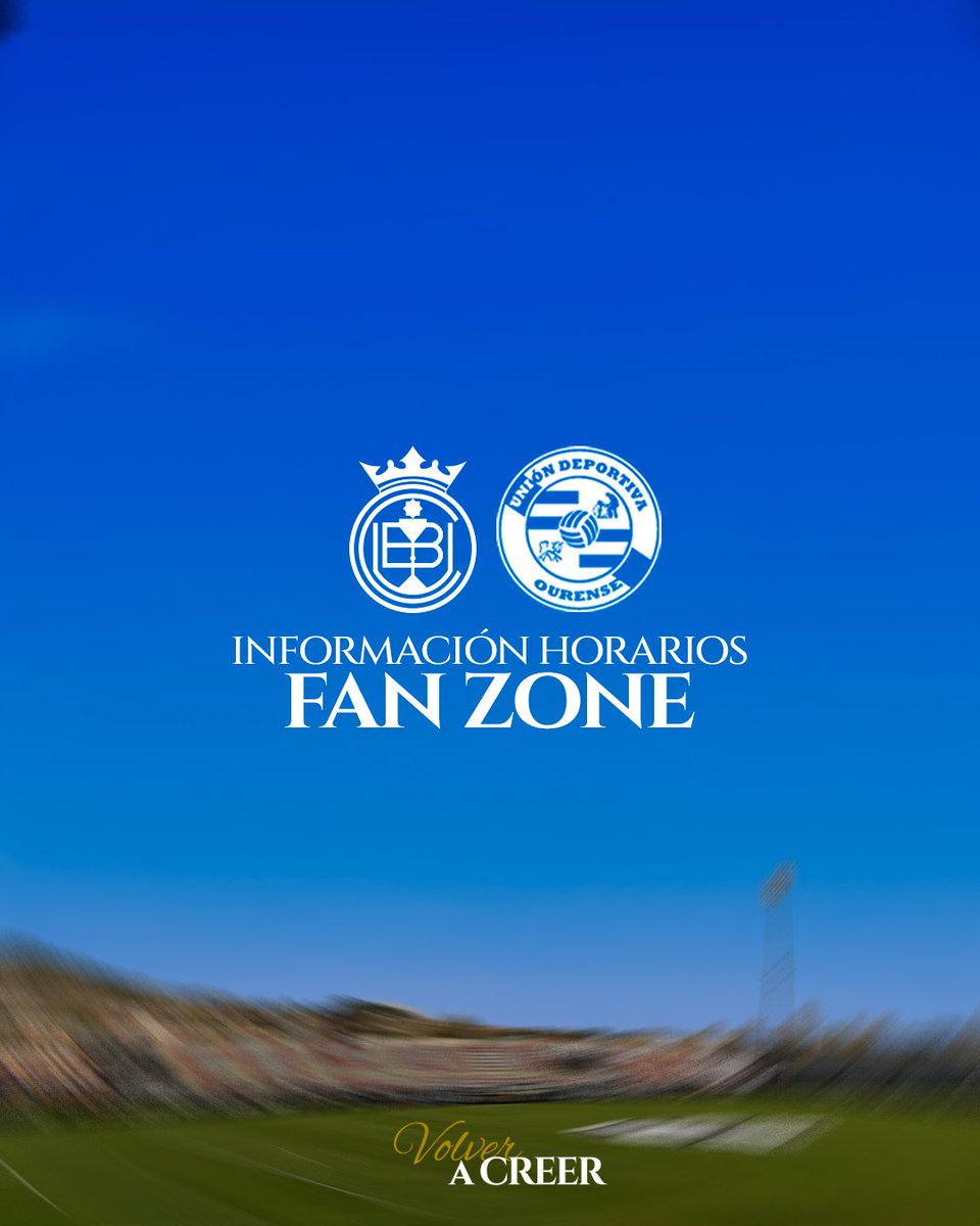 UBConquense's tweet photo. El domingo, La Fuensanta será una 𝐟𝐢𝐞𝐬𝐭𝐚 del fútbol 🎉

Apunta los horarios y disfruta de nuestra Fan-Zone en nuestro estadio desde las 13:30 horas con DJ, comida y todo tipo de zonas de ocio para mayores y los más pequeños.

#VolverACreer #TuGenteTuClub https://t.co/Qm0hhBjIH7