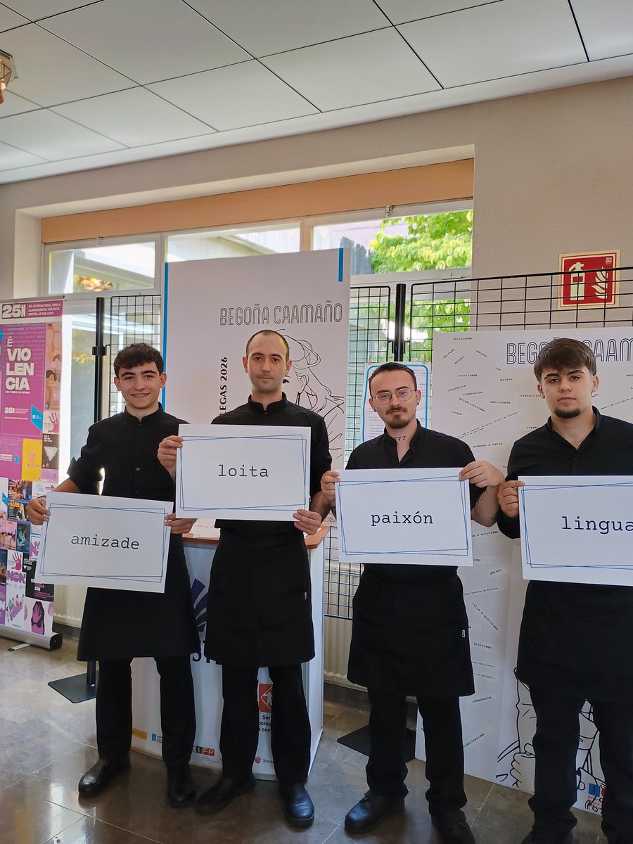 CaldodeGroria's tweet photo. #díadasletrasgalegas #begoñacaamaño
#amizade #loita #paixón #lingua https://t.co/v8Rxv5sggD