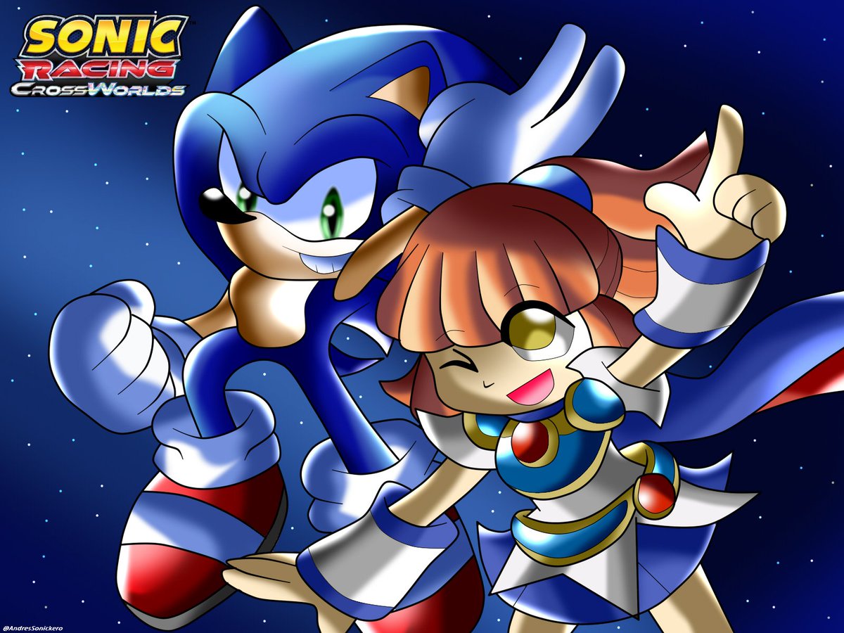 ASonickero's tweet photo. Arle From Puyo Puyo Joins Sonic Racing Crossworlds!

#SonicTheHedgehog #Arle #PuyoPuyo #SonicRacingCrossworlds #Sonicfanart https://t.co/PiSZ36IINv
