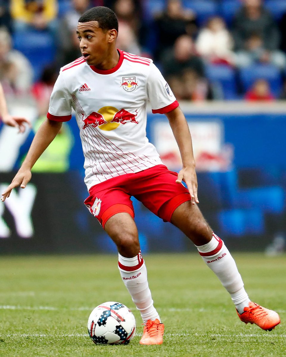 NewYorkRedBulls's tweet photo. Before the world stage, there was New York. 🇺🇸
 
Tyler Adams' journey took him from Red Bull New York's Regional Development Schools, to our Red Bulls Academy in 2012. He signed as a Homegrown in 2015, and made his first-team debut in 2016, before earning a move to RB Leipzig in 2019. Now, he represents the United States at the World Cup. 
 
Forever one of our own! ❤️🤍