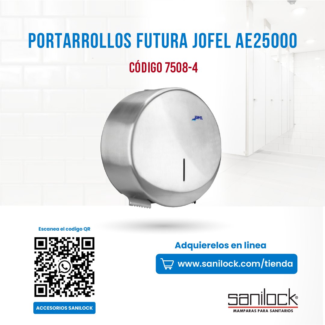 sanilock's tweet photo. El Portarrollo Futura de JOFEL combina resistencia, funcionalidad y un acabado moderno, ideal para espacios de alto tráfico que buscan mantener una buena imagen día con día.

Disponible en nuestra tienda:https://t.co/uRSZM4AKCj
#Portarrollo #JOFEL https://t.co/NSlira3BGH