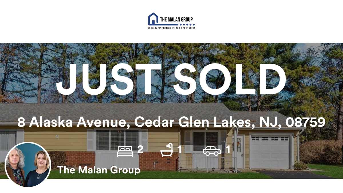 nmalan's tweet photo. 🛌 2 🛀 1 🚘 1
📍 8 Alaska Avenue, Cedar Glen Lakes, NJ, 08759

Our team’s latest sale on RateMyAgent
NJ Realtor 0677514
https://t.co/Cq8XF962D9

...
#ratemyagent #realestate https://t.co/oOBZoKtwi6