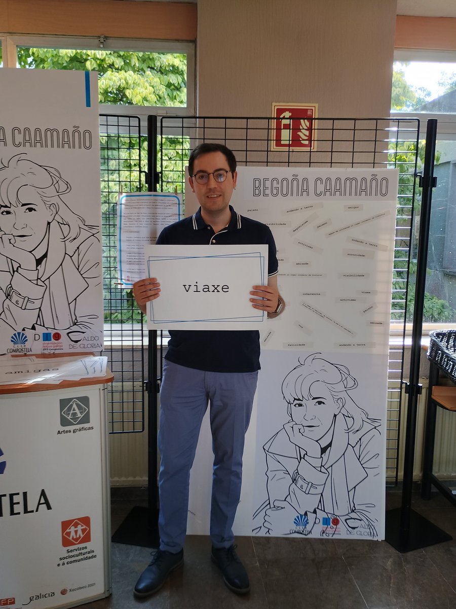 CaldodeGroria's tweet photo. #díadasletrasgalegas #begoñacaamaño
#viaxe https://t.co/wYZTxkStOW